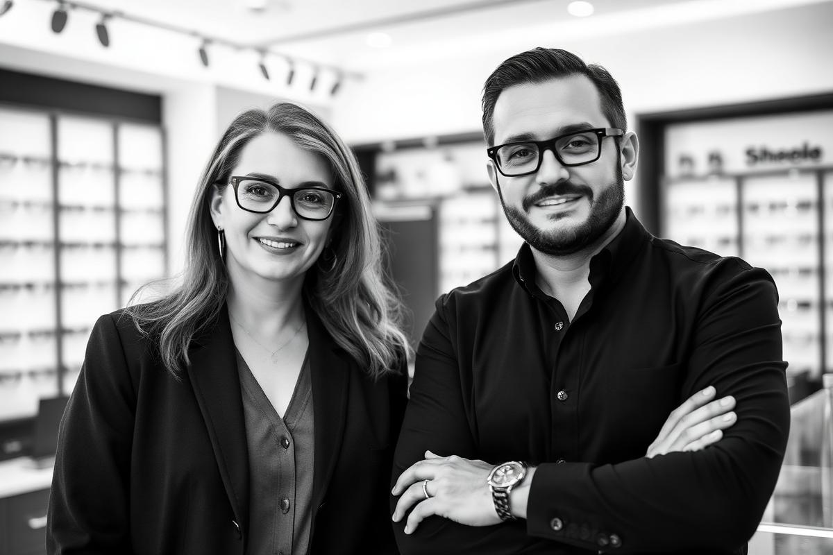 Wink Optical doctors in the boutique